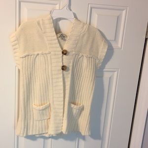Cream Sweater Vest